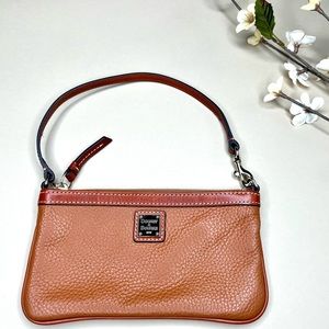 Dooney & Bourke Carmel pebble leather wristlet